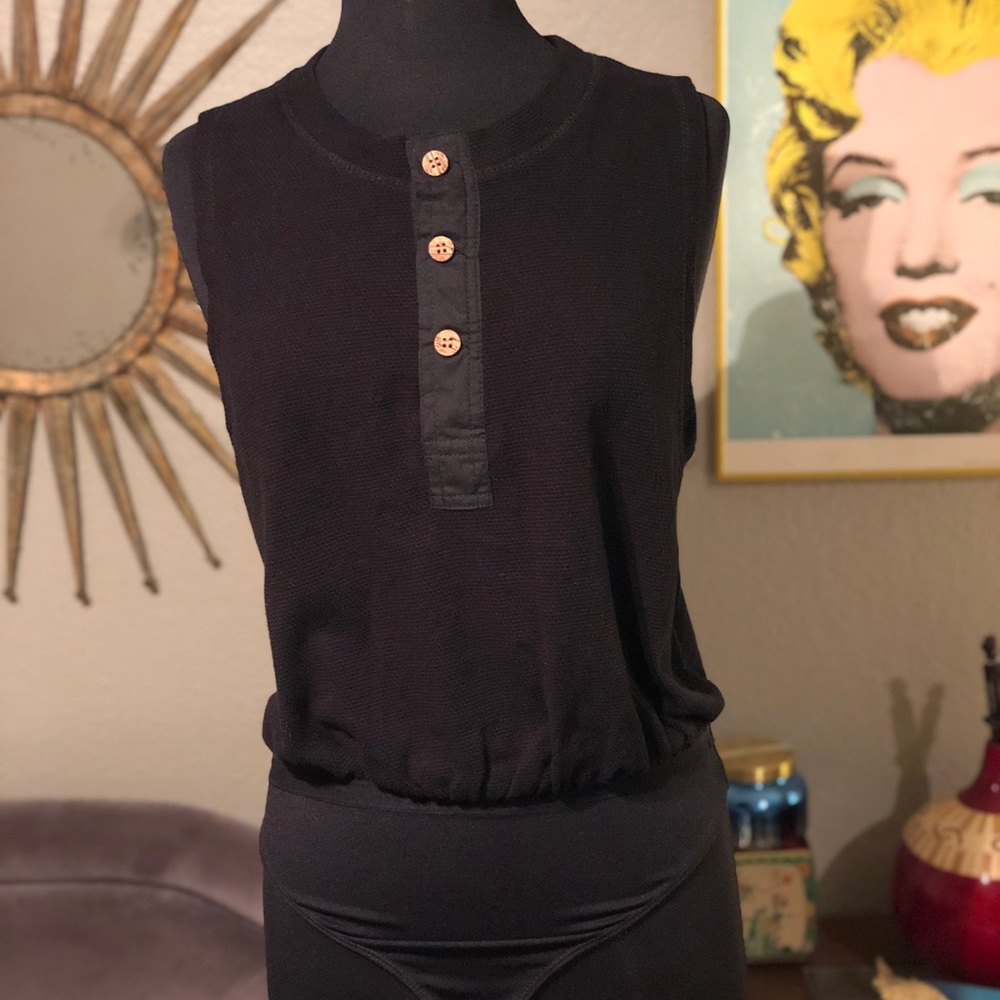 Free People Sleeveless Bodysuit